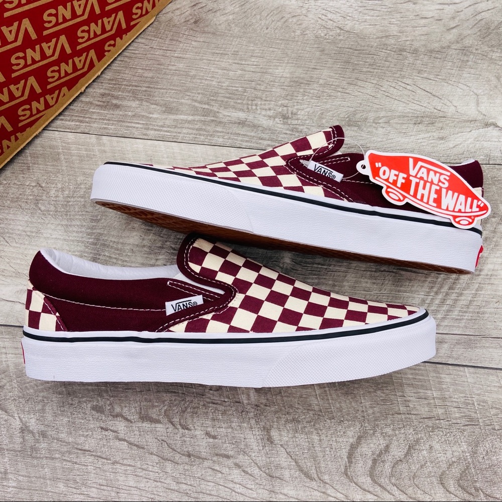 NWT Vans Classic Slip-On Checkerboard - Picture 3 of 6